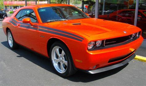 Dodge Challenger Orange And Black