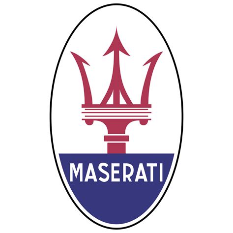 Maserati pendant necklace trident logo emblem car auto. Maserati logo PNG