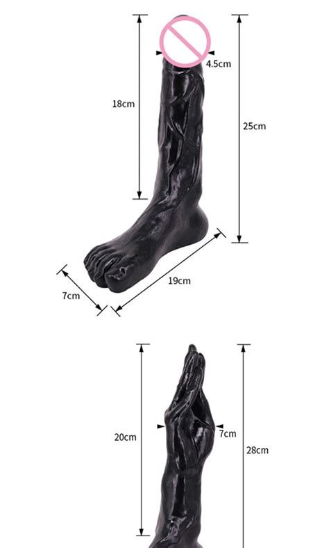 pussy foot sex huge dildo realistic hand shaped dildo toy female masturbator new design dildo