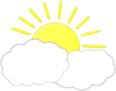Sun And Clouds Clipart 4 Clipart Station