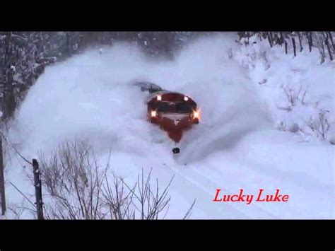 Awesome Powerful Train Plow Through Snow Railway Tracks Watch Full Hd