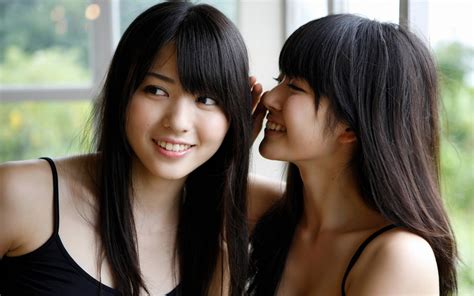 Women Model Asian Oriental Brunette Sexy Babes Faces Wallpaper