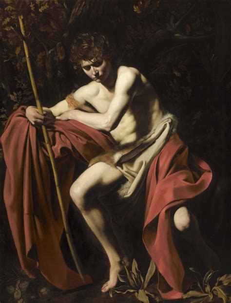 Caravaggios Saint John The Baptist In The Wilderness Museum Stories