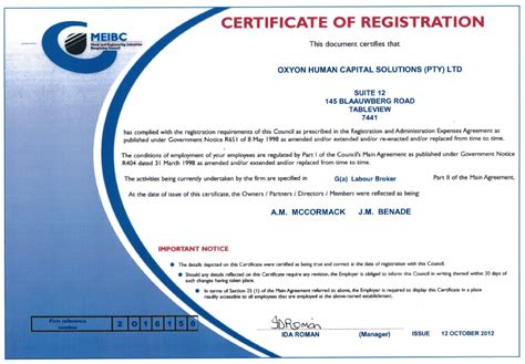 You might also see it referred to as a 'certificate of authorisation' or 'certificate of existence', and in this article we explain the purpose and content of. About Oxyon - Oxyon Human Capital Solutions