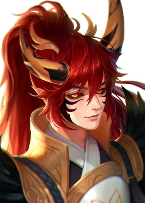 Demon Anime Guy With Red Hair