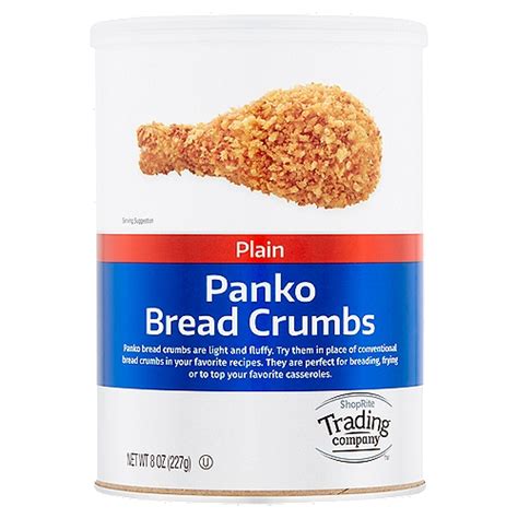 Shoprite Trading Company Plain Panko Bread Crumbs 8 Oz