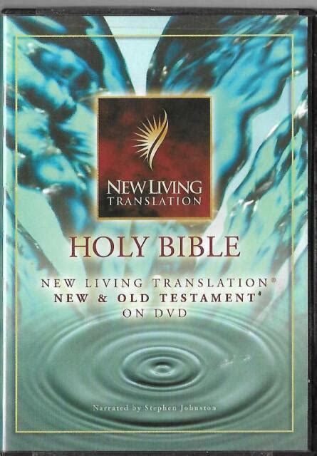 Holy Bible New Living Translation Complete Bible Dvd 2 Disc Set