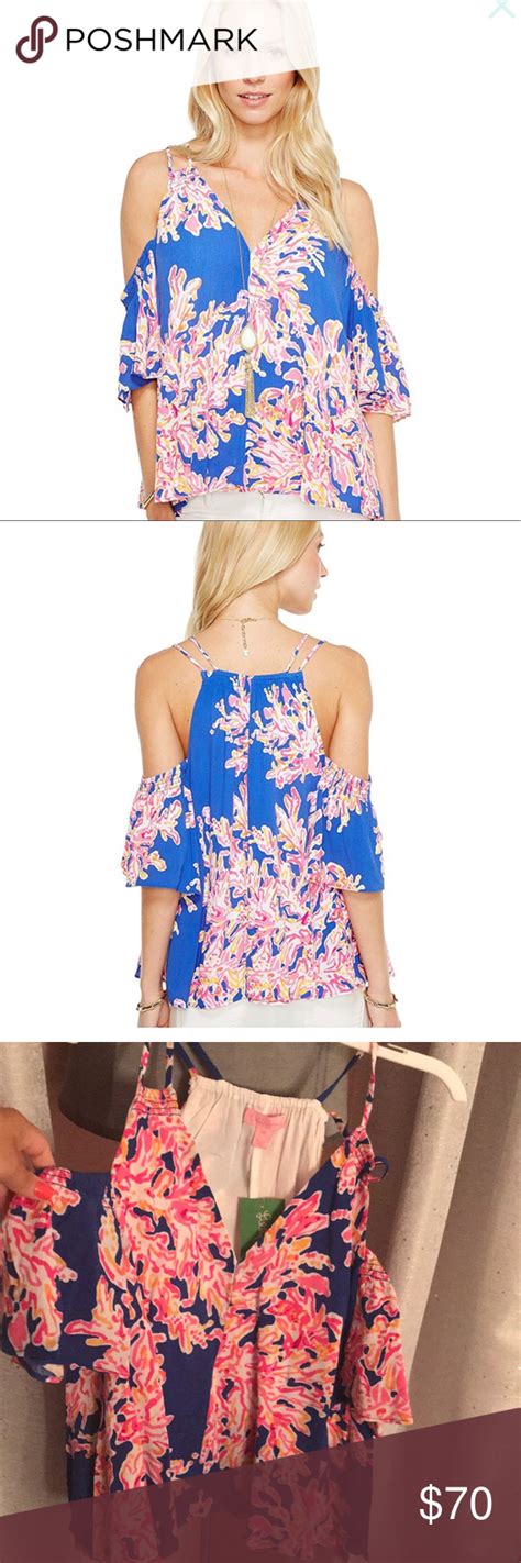Nwt Lilly Pulitzer Bellamie Top In Its Eelectric Clothes Design