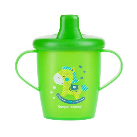 Canpol Babies Non Spill Cup Firm 250ml Toys Green