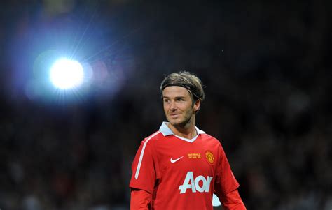 Icons Of Old Trafford David Beckham Manchester United Legend