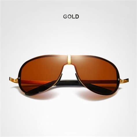 Fashion Polarized Outdoor Rimless Aviator Driving Sunglasses For Men 4 Colors Wish Hot