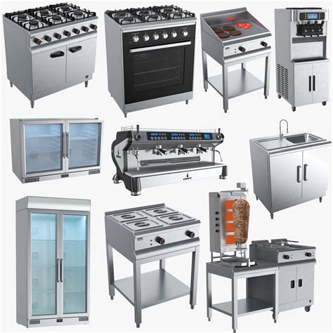 3d Model Commercial Kitchen Appliances Turbosquid 1648585