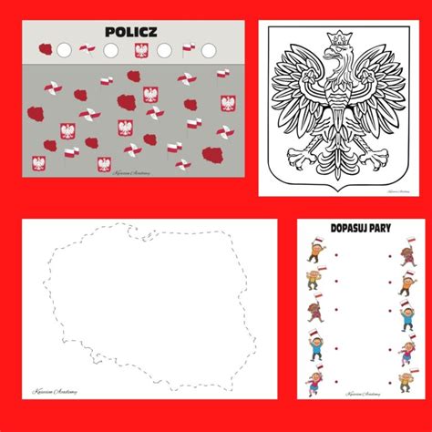 Wi Ta Narodowe Polska Nasza Ojczyzna Karty Pracy Dla Przedszkoli