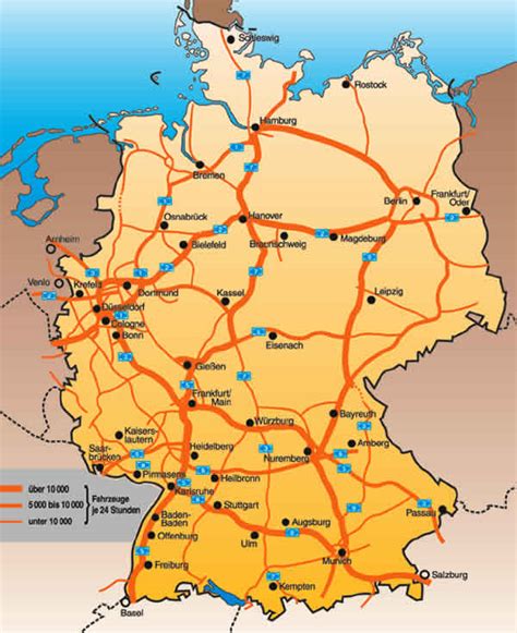 Autobahnnetz Deutschland Karte