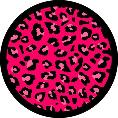 Hot Pink Leopardcheetah Print With Tuscadero Pink Spots Spare Tire