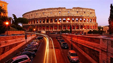 Coliseo Roma Italia Ciudades Fondo De Pantalla Hd Avance