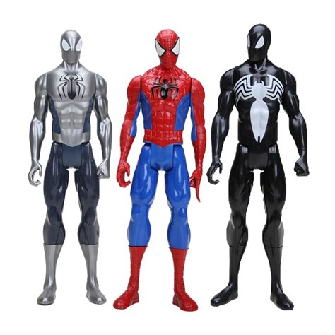 12 30cm Marvel The Avengers Black Suit Spiderman Spider Man Action