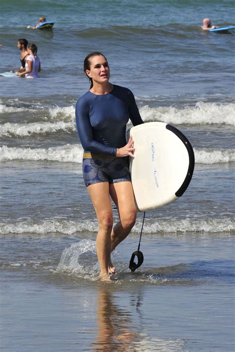 Brooke Shields Surfing In Costa Rica Hottest Celebrities Beautiful