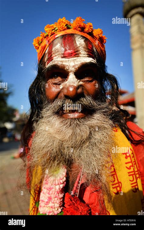 Kathmandu Durbar Square Man Face Hi Res Stock Photography And Images
