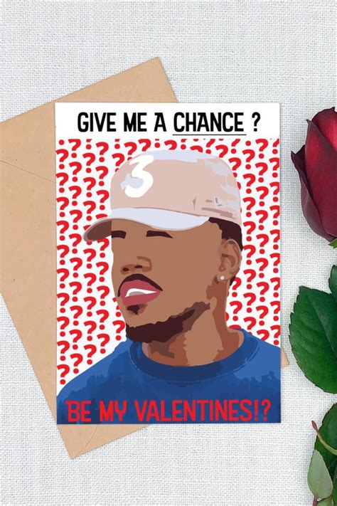 Chance The Rapper Valentines Day Card