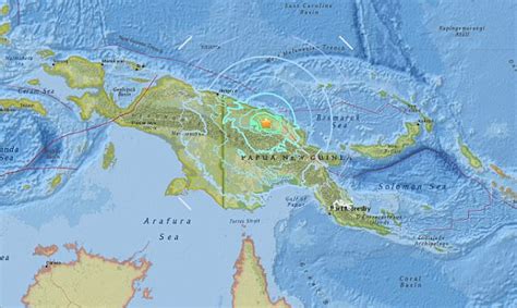 Massive 65 Magnitude Earthquake Strikes Northern Papua New Guinea