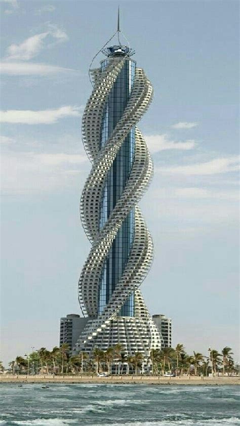 ¤ Torre Diamante En Jedah Arabia Saudí﻿ Futuristic Architecture