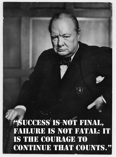 Success Is Not Final Winston Churchill Quotes Quotesgram