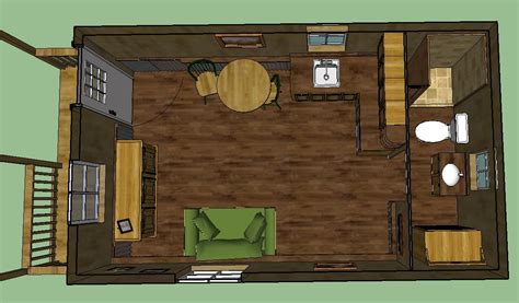 A framing plan shows the width, length, joist and beam layout; Sweatsville: 12' x 24' Lofted Barn Cabin in SketchUp