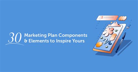 30 Marketing Plan Components And Elements To Inspire Yours