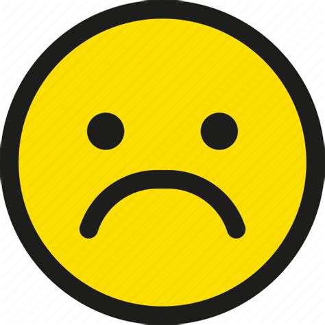 Emoji Emoticon Emotion Face Sad Smile Smiley Icon