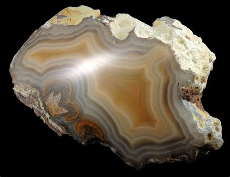 Photographs Of Mineral No 70349 Quartz Var Laguna Agate From Ojo