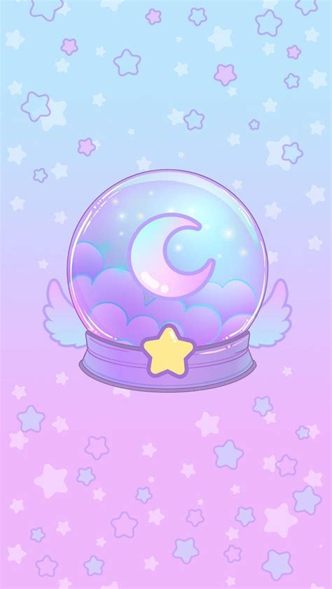 Purple Kawaii Wallpapers Wallpaper Cave