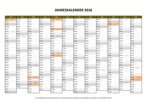 Kalender 2021 mit kalenderwochen + feiertagen: KALENDER 2016 zum Ausdrucken PDF-Vorlagen