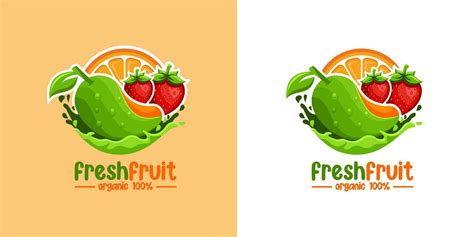 Fresh Fruit Logo Vector 5145102 Vector Art At Vecteezy