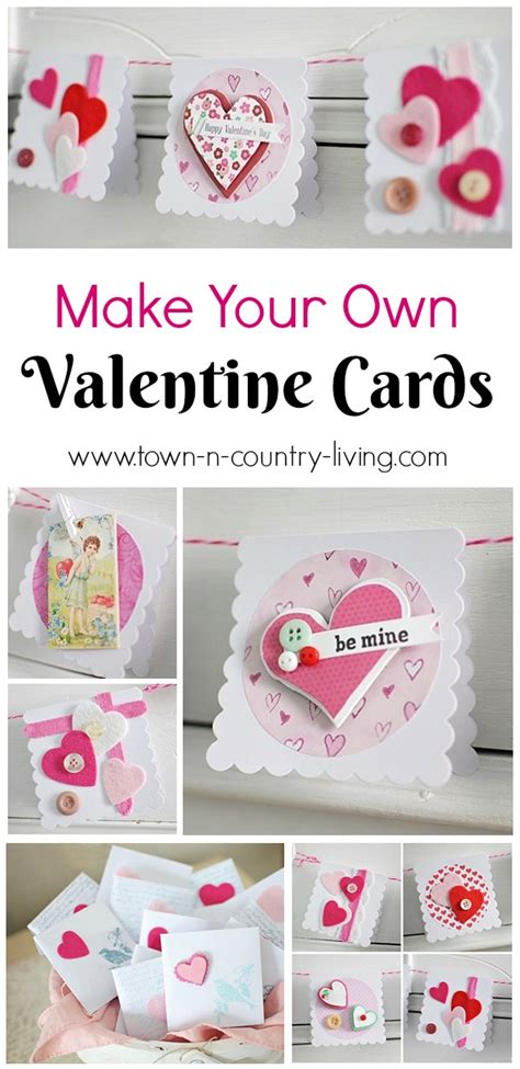 homemade valentine s day cards town and country living