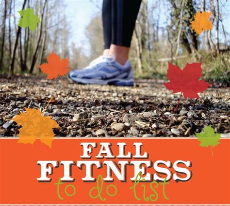 Fall Fitness To Do List Free Printable Wholefully