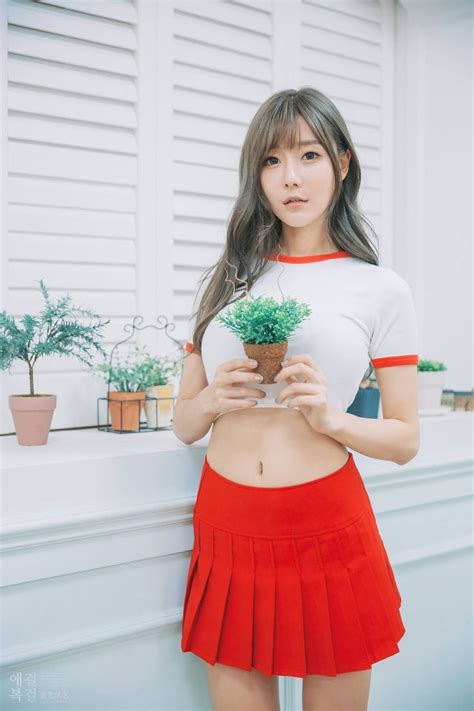 Imgur Red Skirts Women Cute Korean Girl