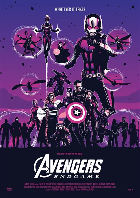 Avengers Endgame Poster Art Rico Jr Posterspy