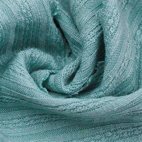 Seafoam Pale Rayon Spandex Pointelle Rib Knit Fabric By The Etsy