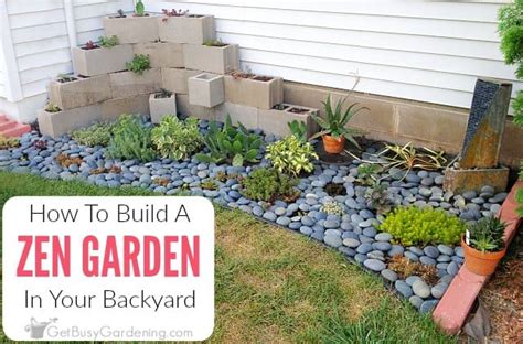 A series of these cactus gardens would also make a whimsical display on a windowsill. How To Make A Zen Garden In Your Backyard - Get Busy Gardening