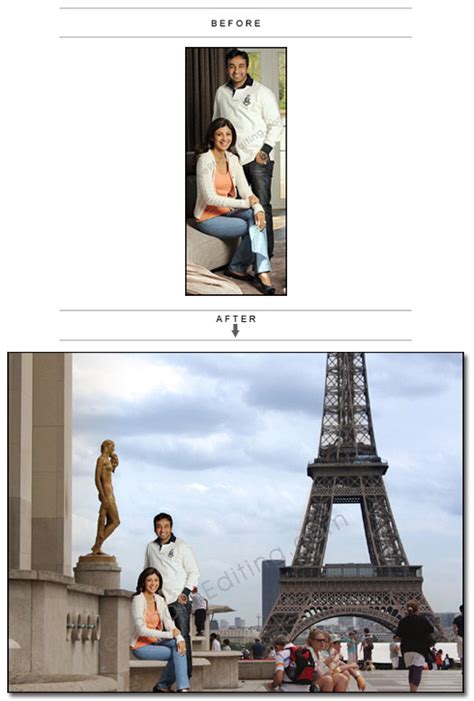 Photo Manipulation Create Exclusive Pics With Eiffel Tower Background