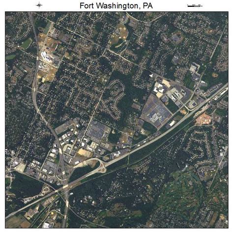 Aerial Photography Map Of Fort Washington Pa Pennsylvania