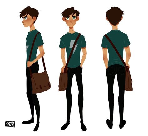 Male Reference Character Design Animation Character Design