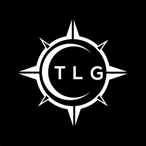 Tlg Abstract Technology Logo Design On Black Background Tlg Creative