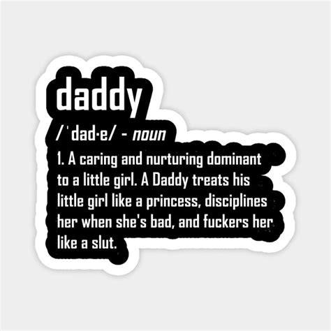 Daddy Domme Ddlg Definition Ddlg Magnet Teepublic