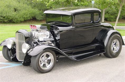1930 Ford Coupe Hot Rod Rods Custom Vintage Wallpapers Hd