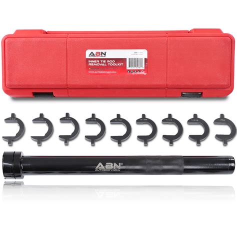 Abn Inner Tie Rod Removal Tool Set Tie Rod Tool With 9 Crowfoot Adapters 840145817688 Ebay