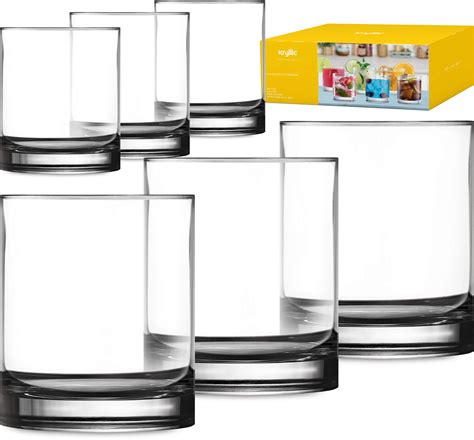 Plastic Tumbler Cups Drinking Glasses Acrylic Highball Tumblers Set