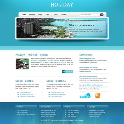 It's engineered with bootstrap, using html5, css3, and jquery. Free CSS Templates: Free CSS Website Templates Download ...