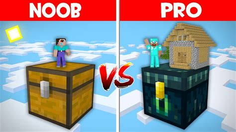 Minecraft Noob Vs Pro Noob Found What Is Hidden In This Giant Skyblock